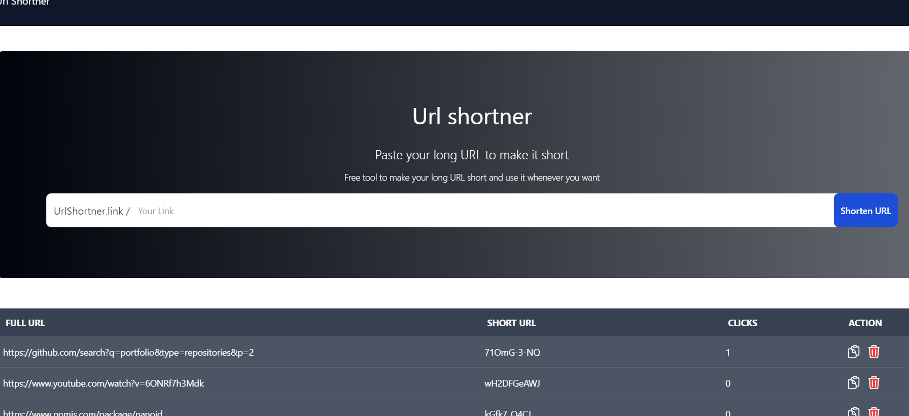 URL-shortner